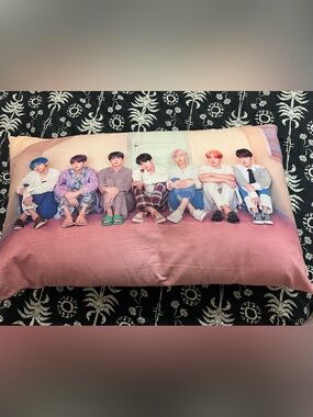 BTS ‘House of BTS’ Pop-Up Store Boy with Luv Era Rectangular Pillow Cushion